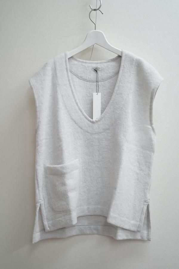 deep V-neck vest/梨地圧縮VネックベストCLO430 - *empress-195*の