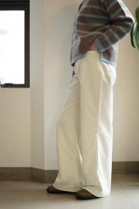<img class='new_mark_img1' src='https://img.shop-pro.jp/img/new/icons2.gif' style='border:none;display:inline;margin:0px;padding:0px;width:auto;' />΢ӥȥåǥХѥ-ܥ꡼/hybrid corduroy wide baggy pants-ivory