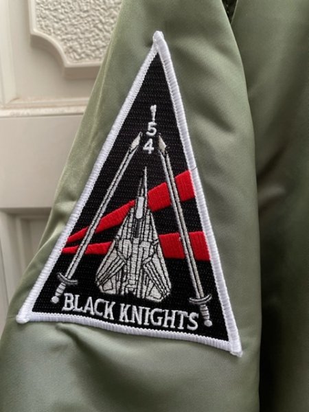MA-1 BLACK KNIGHTS ブラックナイツ フライトジャケット