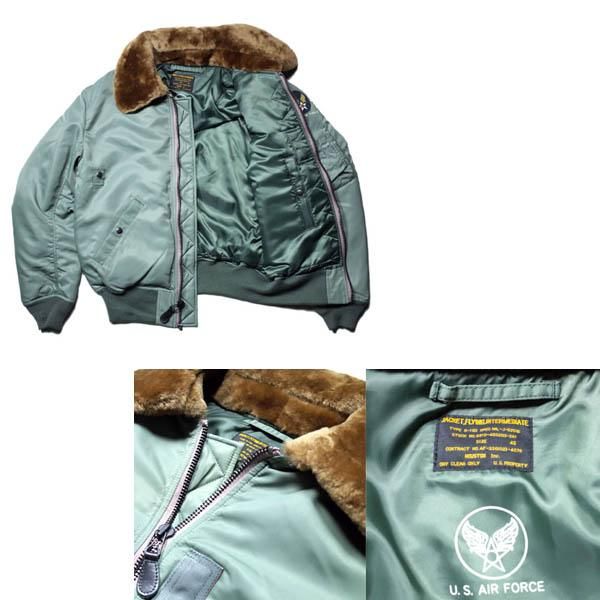 HOUSTON / ヒューストン B-15Dフライトジャケット ムートン USAF