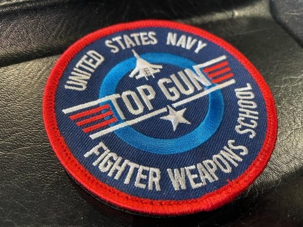 TOP GUN ワッペン（両面ベルクロ付き） US NAVY トップガン