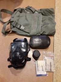 (3050）C50新型ガスマスク用ケミカルキャニスター米軍実物放出新品未使用レア