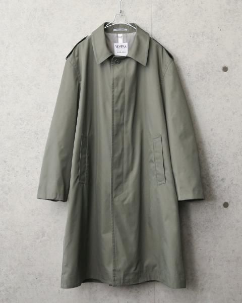 フランス軍 オフィサートレンチコート グレー ミリタリーコート