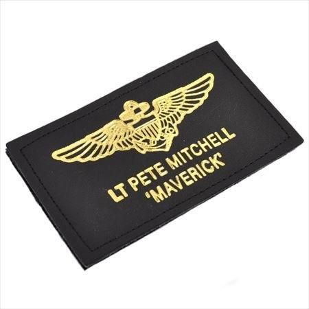 TOPGUN マーヴェリック 刺繍 ネームタグ ワッペン 両面 ベルクロ
