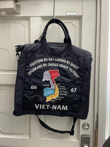 米海軍 US NAVY 刺繍 ヘルメット バッグ | ダンプポーチ・バッグ
