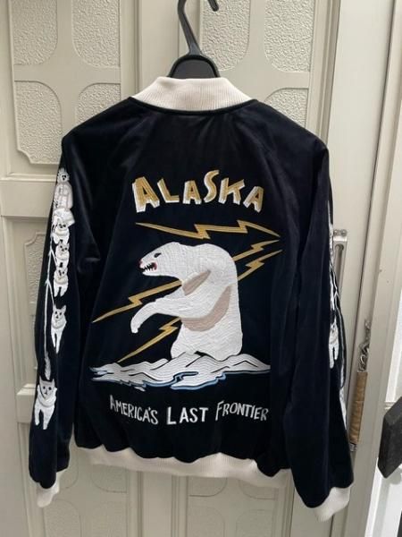 HOUSTON / ヒューストン VELVETTEN SOUVENIR JACKET (ALASKA HOUSTON / ヒューストン VELVETTEN SOUVENIR JACKET (ALASKA