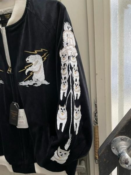 HOUSTON / ヒューストン VELVETTEN SOUVENIR JACKET (ALASKA HOUSTON / ヒューストン VELVETTEN SOUVENIR JACKET (ALASKA