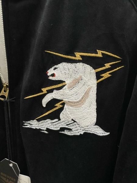 HOUSTON / ヒューストン VELVETTEN SOUVENIR JACKET (ALASKA HOUSTON / ヒューストン VELVETTEN SOUVENIR JACKET (ALASKA