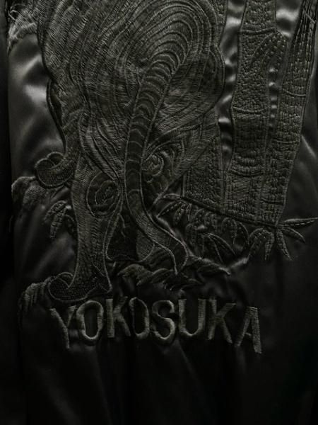 スカジャン 5L | ビッグサイズ黒刺繍 - ミリタリーショップ FUJI スカジャン 5L | ビッグサイズ黒刺繍 - ミリタリーショップ FUJI