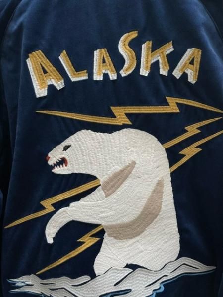 HOUSTON / ヒューストン VELVETTEN SOUVENIR JACKET (ALASKA
