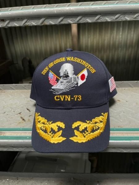USS ジョージワシントン USN USNAVY 識別帽子 cvn73