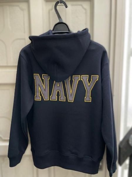 NAVYスウェットパーカー