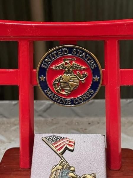 ✨送料無料　希少非売品　USMC　イベント大きな垂れ幕 米軍デッドストック | USMC 鳥居 モニュメント - ミリタリーショップ