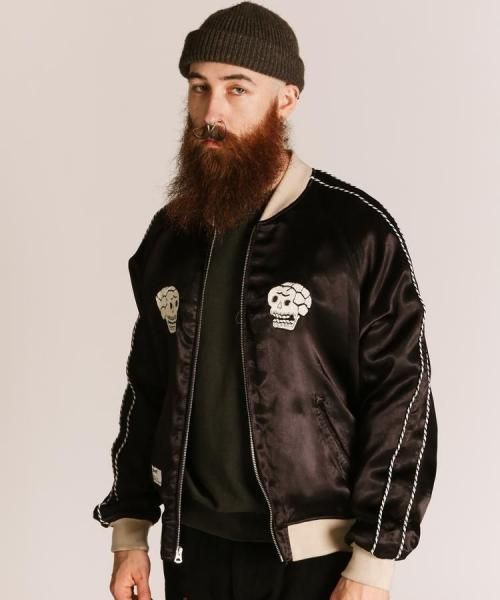 Schott スカジャン | レーヨン エイジングジャケット - ミリタリー