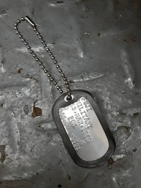 米軍認識票 Dog ドッグタグ ペンダント サイレンサー付き 無し