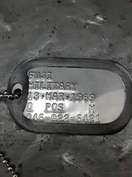 米軍認識票 Dog ドッグタグ ペンダント サイレンサー付き 無し