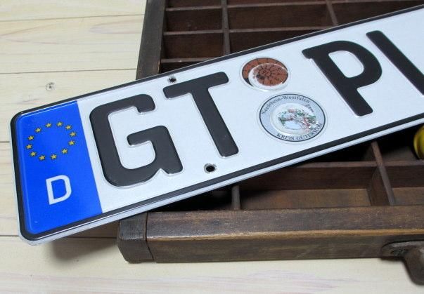 R 877 ドイツ ナンバープレートpl73 リトルビー 海外の紙もの 雑貨 スタンプ 文具 アンティーク