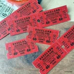 R-991 ビンテージアミューズメントチケット 25￠ - LITTLE BEE