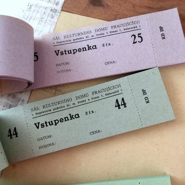 R-1255-1262 チェコ 60年代 チケット - リトルビー ～海外の紙もの 