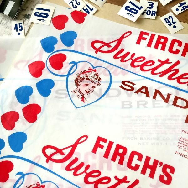 R-1312/1314 FIRCH'S ワックスペーパー - LITTLE BEE リトルビー
