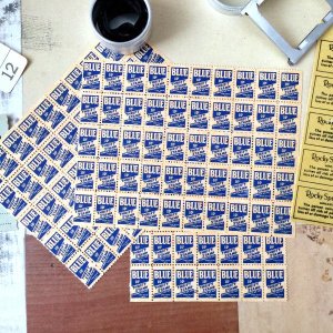 R-1332  blue stamp50