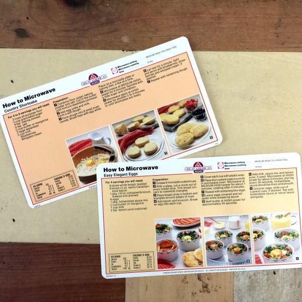 R-1412 アメリカ レシピカード 9枚セット - LITTLE BEE リトルビー