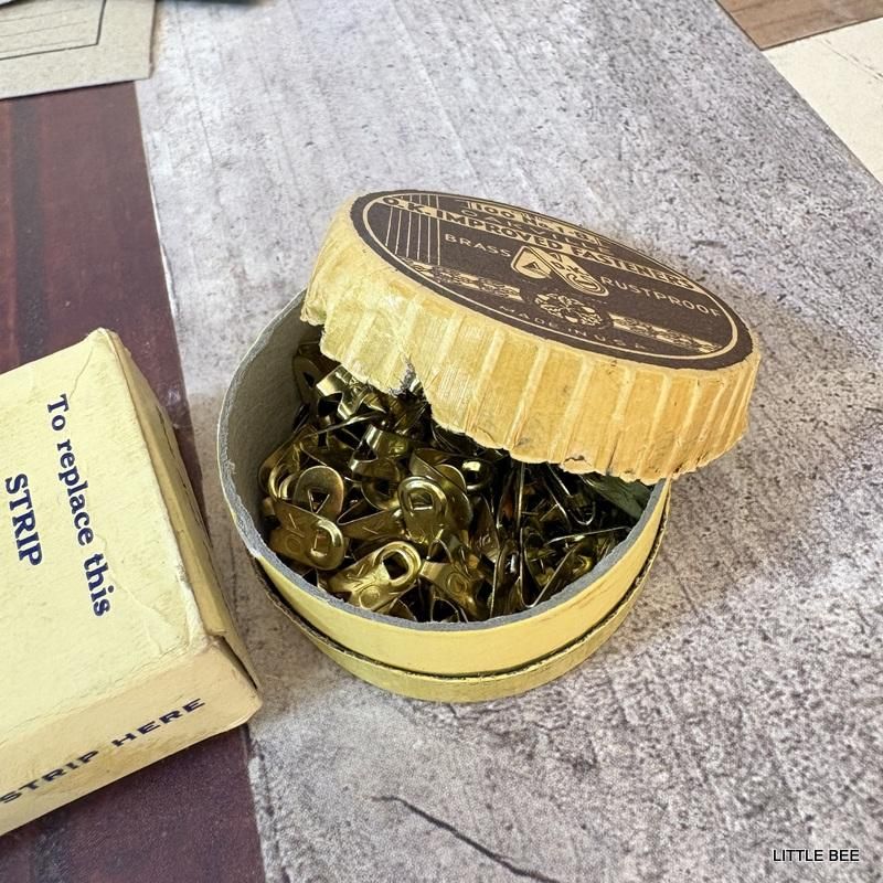 R-1512 ヴィンテージペーパークリップ 真鍮 - LITTLE BEE リトルビー