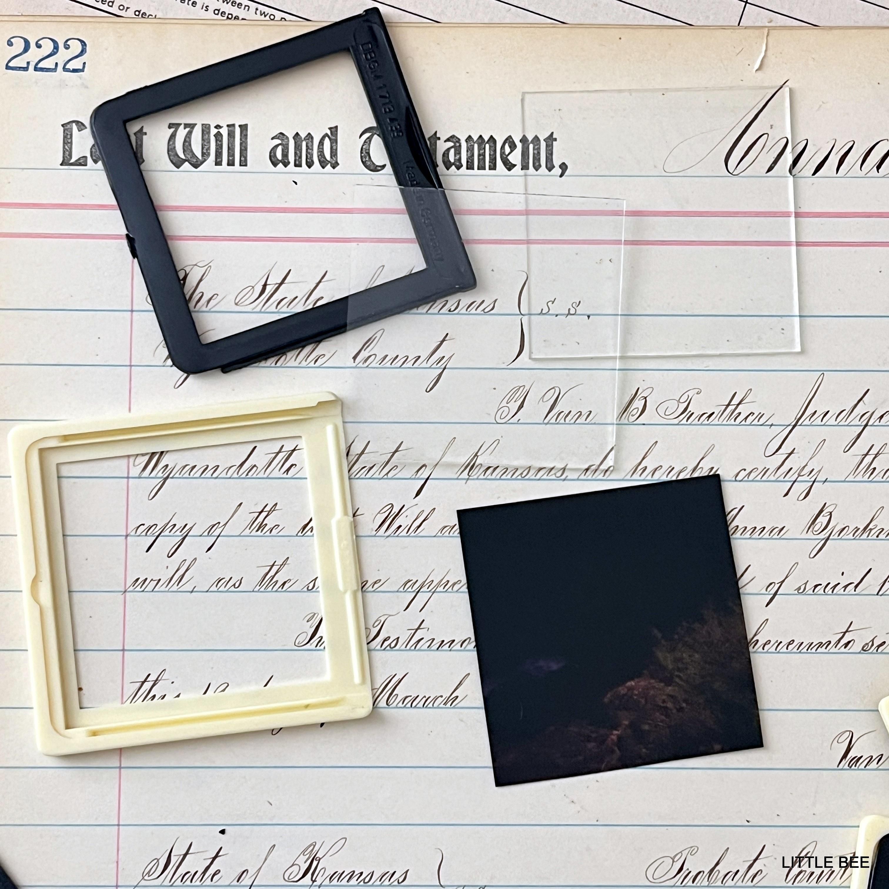 R-1809 スライドフィルム ガラス付き - LITTLE BEE リトルビー