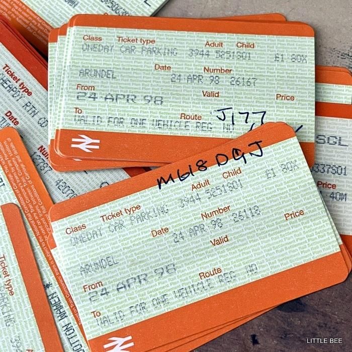 R-697 イギリス鉄道切符 British Rail 10枚セット - LITTLE BEE