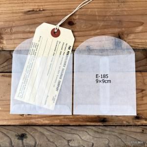 E-188 USA グラシン封筒 S 長方形 4.5×7cm - LITTLE BEE リトルビー