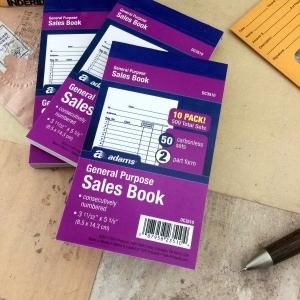 B-750  sales book