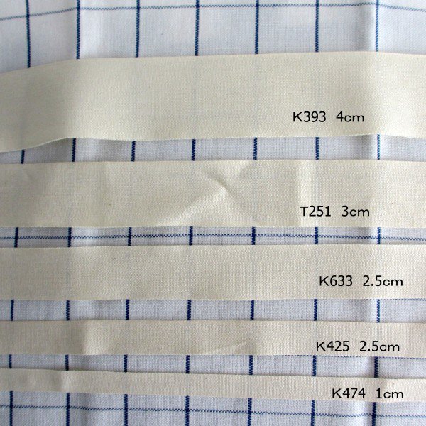 2cm巾×1反(100m)生成コットンスタンプテープ　平織り綿テープ名前タグ