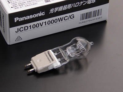 JCD100V1000WC/G パナソニック 光学機器用ハロゲン電球 1000形