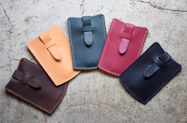 Slider Card Case Italy Vachetta Leather<img class='new_mark_img2' src='https://img.shop-pro.jp/img/new/icons13.gif' style='border:none;display:inline;margin:0px;padding:0px;width:auto;' />