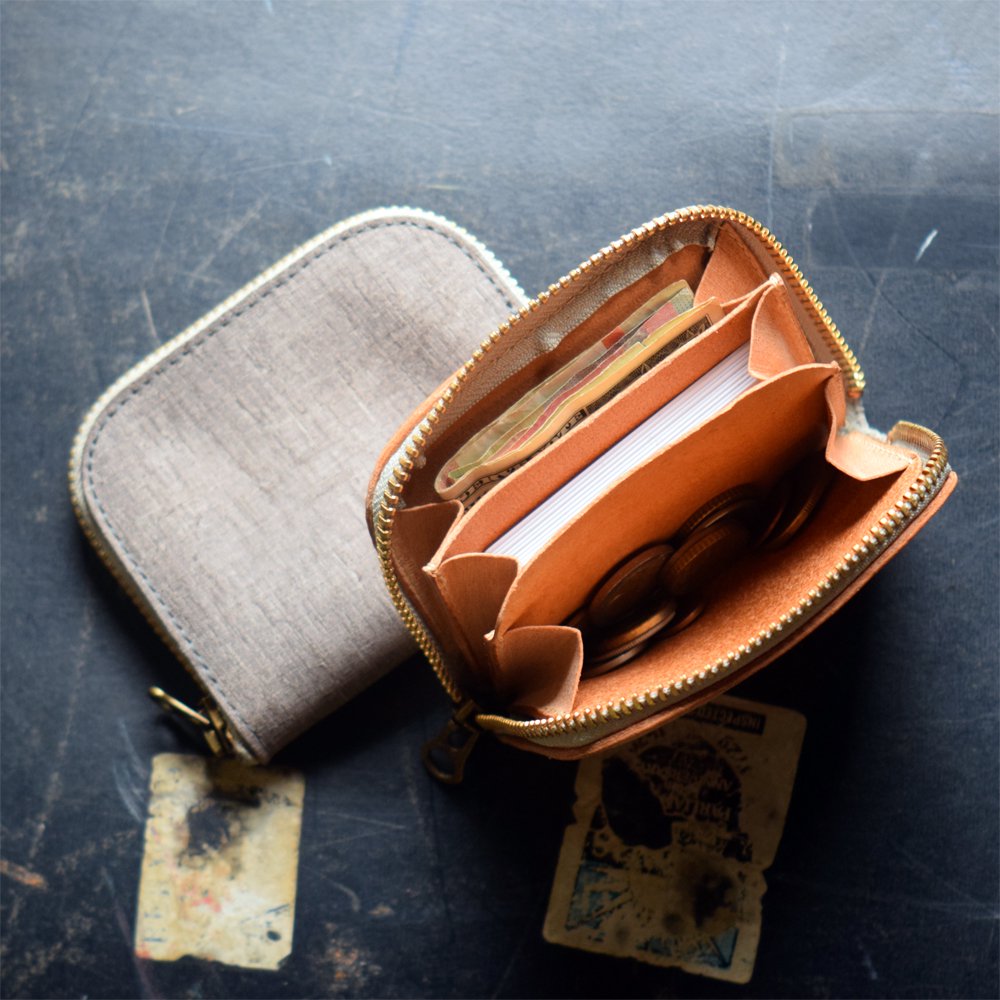 ショートウォレット/二つ折り財布　マヤレザー