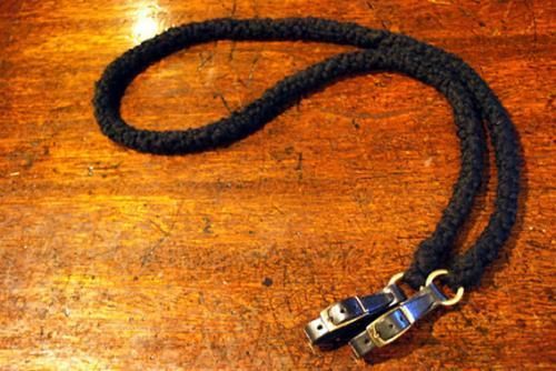 Black Wool ストラップ(ロング) - ROBERU Black Wool ストラップ(ロング) - ROBERU