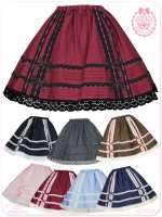 クレール・ド・リュンヌ フレアーギャザースカート☆ 8W5013