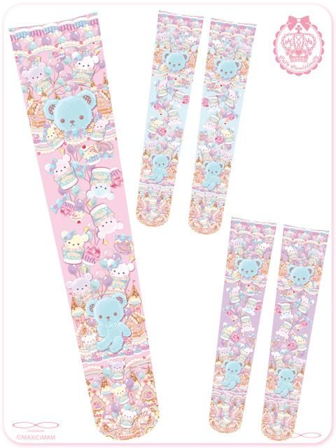 チョコミントくまのコティーちゃんのスウィーツワンダーランド JSK チョコミントくまのコティーちゃんのスウィーツワンダーランドオーバー