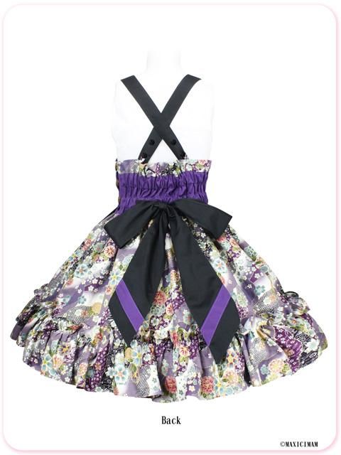 8W1019 濃姫の戦国月夜の乙女 夢幻の恋変化JSK 和ロリィタ 8W1019 濃姫の戦国月夜の乙女 夢幻の恋変化JSK 和ロリィタ