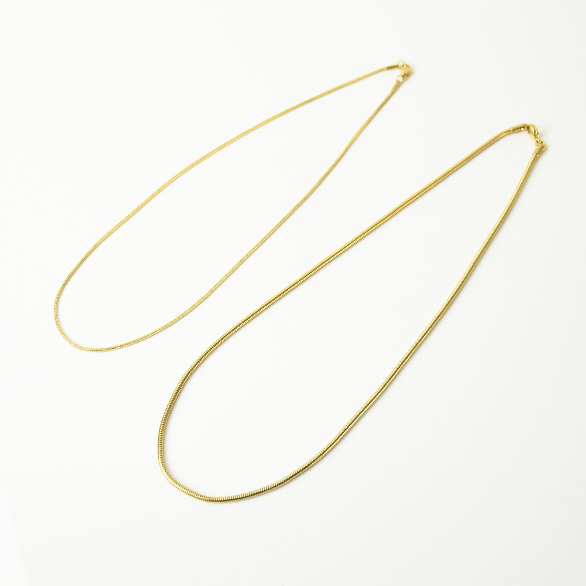Goldplate Snake Chain Necklace(2Type)
                          </a>
            <span class=
