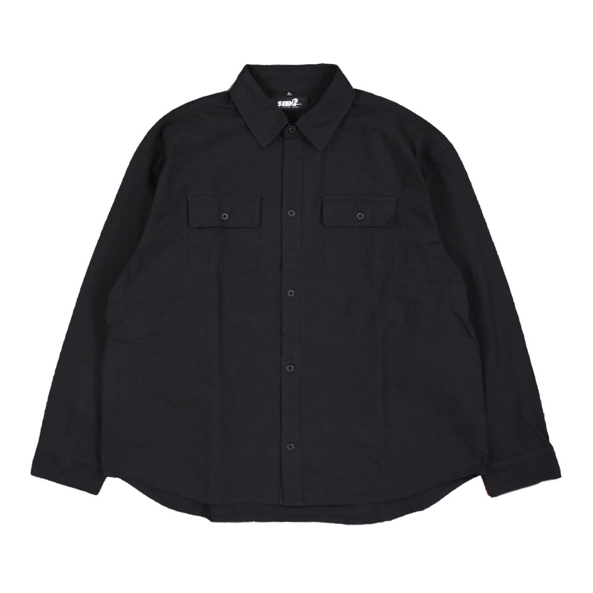 <img class='new_mark_img1' src='https://img.shop-pro.jp/img/new/icons20.gif' style='border:none;display:inline;margin:0px;padding:0px;width:auto;' />【Seen?】Ripstop Wide BDU Shirt (Black)
                          </a>
            <span class=