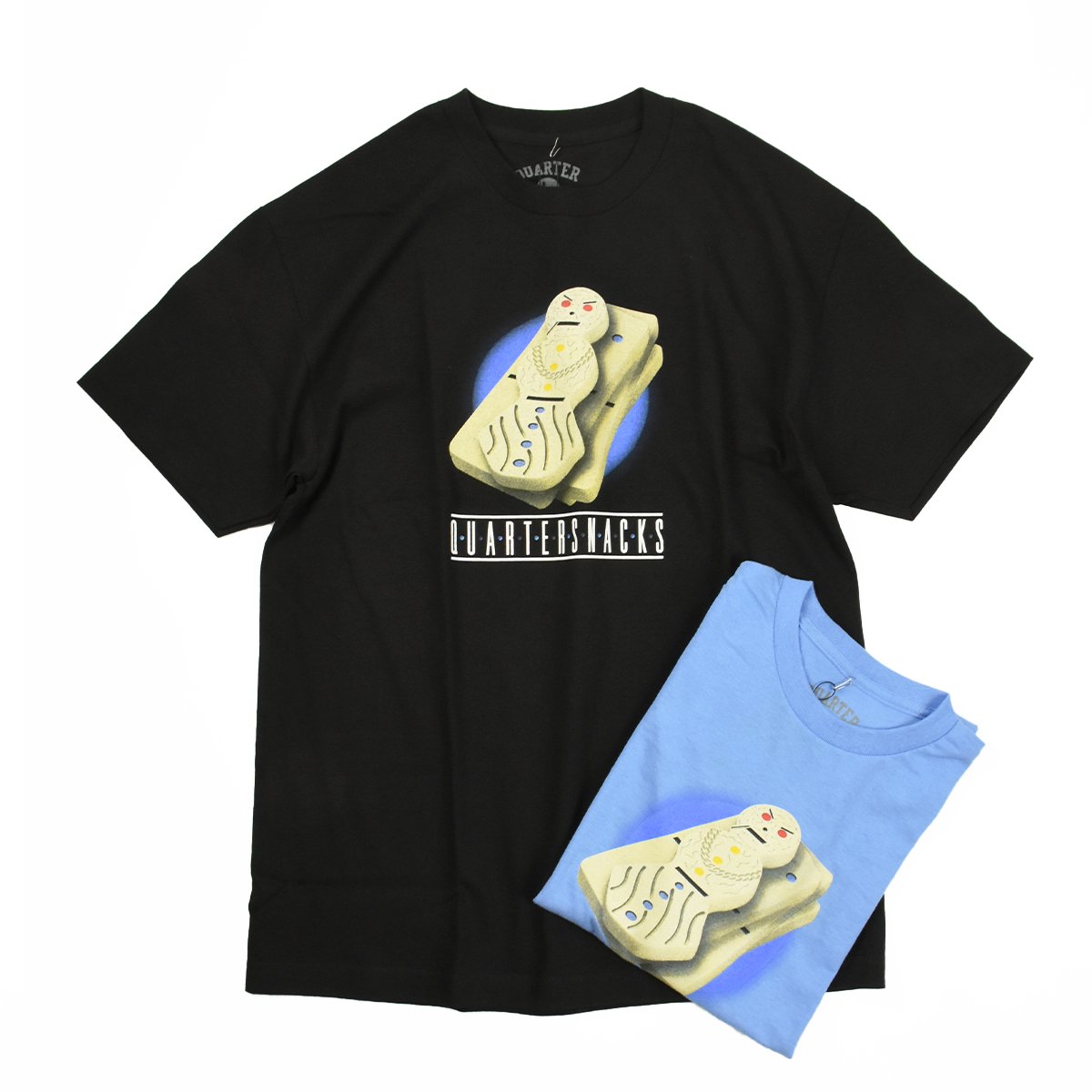 <img class='new_mark_img1' src='https://img.shop-pro.jp/img/new/icons23.gif' style='border:none;display:inline;margin:0px;padding:0px;width:auto;' />QUARTER SNACKSDomino Tee (2Color)
                          </a>
            <span class=