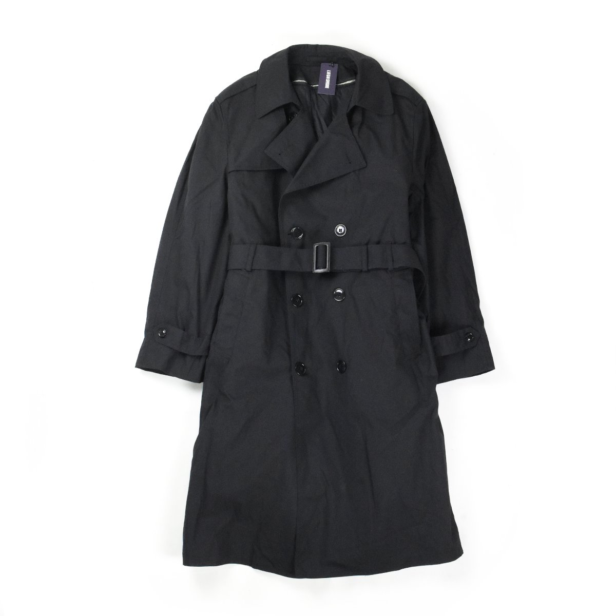 【DEAD STOCK】US NAVY Black Trench Coat (Black)
                          </a>
            <span class=