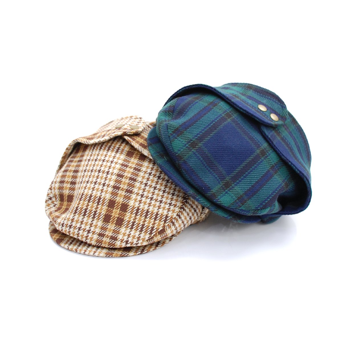 <img class='new_mark_img1' src='https://img.shop-pro.jp/img/new/icons8.gif' style='border:none;display:inline;margin:0px;padding:0px;width:auto;' />【INTERBREED】Plaid Dog Ear Hunting Cap (2Color)
                          </a>
            <span class=