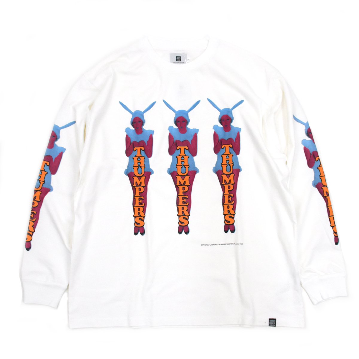 【THUMPERS BROOKLYN NYC USA】Candy Rabbit LS TEE (White）
                          </a>
            <span class=