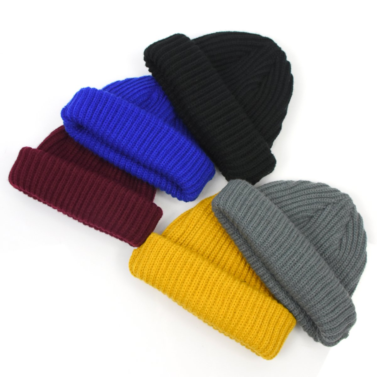 Trawler Beanie Wooly Knitted Fisherman