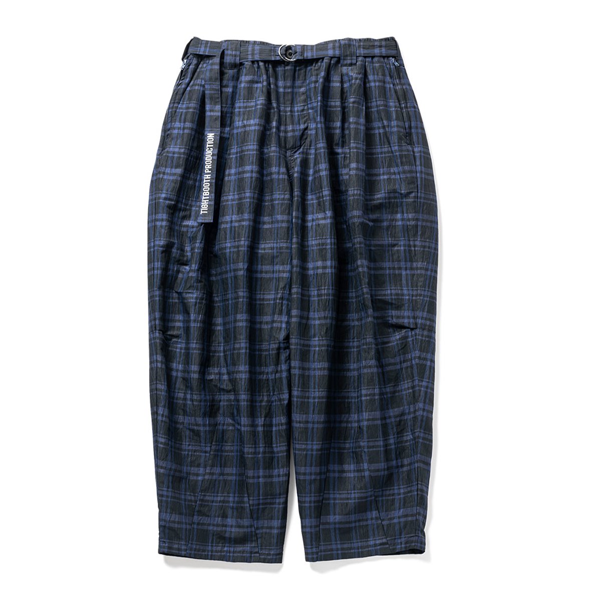 <img class='new_mark_img1' src='https://img.shop-pro.jp/img/new/icons23.gif' style='border:none;display:inline;margin:0px;padding:0px;width:auto;' />TIGHTBOOTHFurrow Balloon Pants (Blue Plaid) 
                          </a>
            <span class=