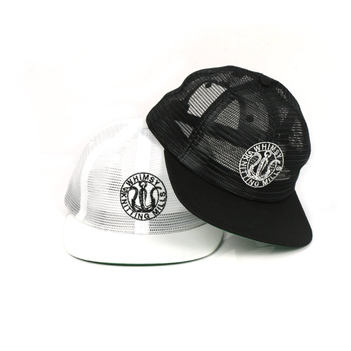 <img class='new_mark_img1' src='https://img.shop-pro.jp/img/new/icons23.gif' style='border:none;display:inline;margin:0px;padding:0px;width:auto;' />【Whimsy】Marine Logo Mesh Cap (2Color)
                          </a>
            <span class=