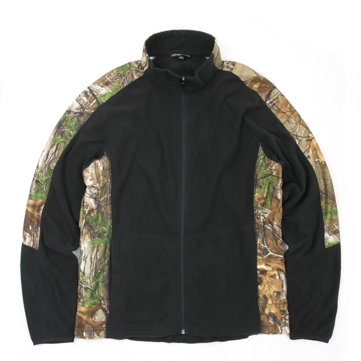 <img class='new_mark_img1' src='https://img.shop-pro.jp/img/new/icons23.gif' style='border:none;display:inline;margin:0px;padding:0px;width:auto;' />Port AuthorityCamouflage Microfleece Full-Zip Jacket(Black)
                          </a>
            <span class=
