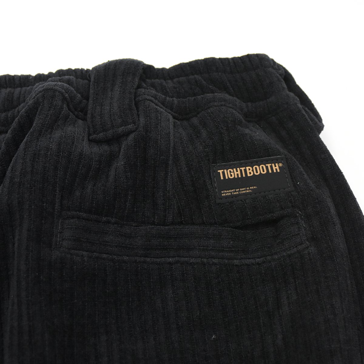 TIGHTBOOTH】Knit Cord Balloon Pants (Black) - LIEON SHARE